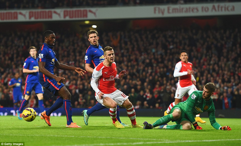 جک ویلشر|آرسنال 1 - 2 منچستر یونایتد / لیگ جزیره