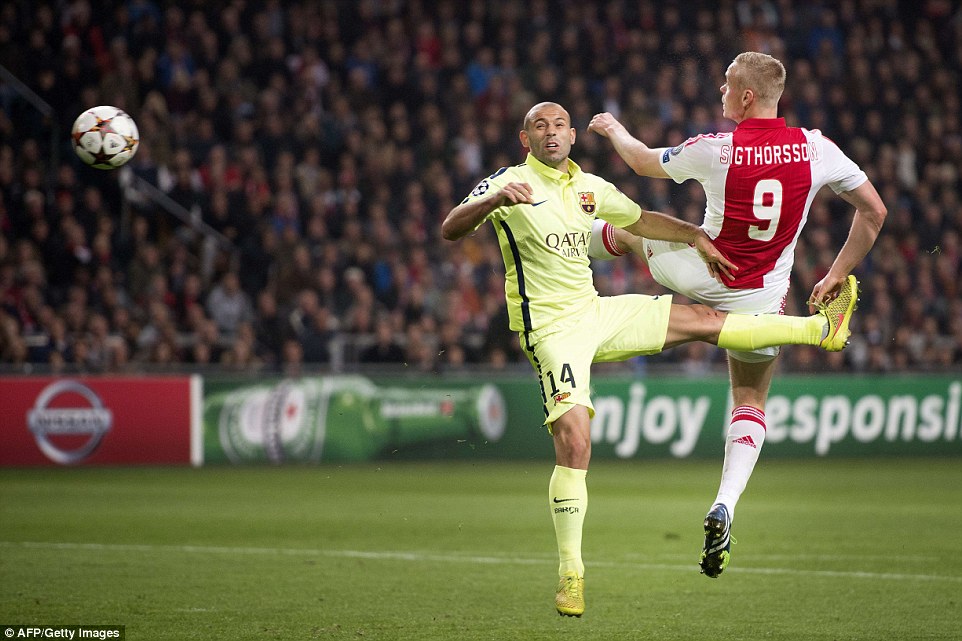 خاویر ماسکرانو|آژاكس 0 - 2 بارسلونا / لیگ قهرمانان