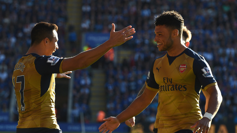 الکسیس سانچز|لیستر سیتی 2 - 5 آرسنال / لیگ جزیره