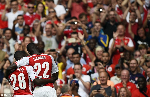 یایا سانوگو|آرسنال 5-1 بنفیکا / امیریتس کاپ