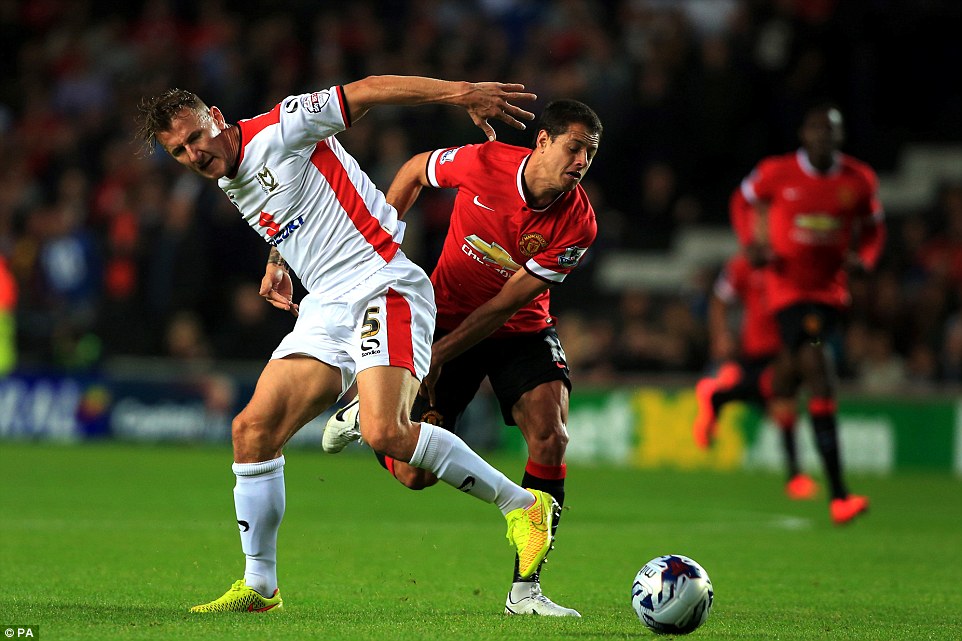 چیچاریتو|ميلتون کينز دونز	 4-0 منچستریونایتد / جام اتحادیه