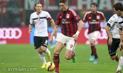 فرناندو تورس|میلان 0 - 2 پالرمو / سری آ