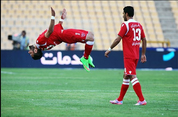 محمد عباس زاده|راه‌آهن 1-2 پرسپولیس / لیگ برتر
