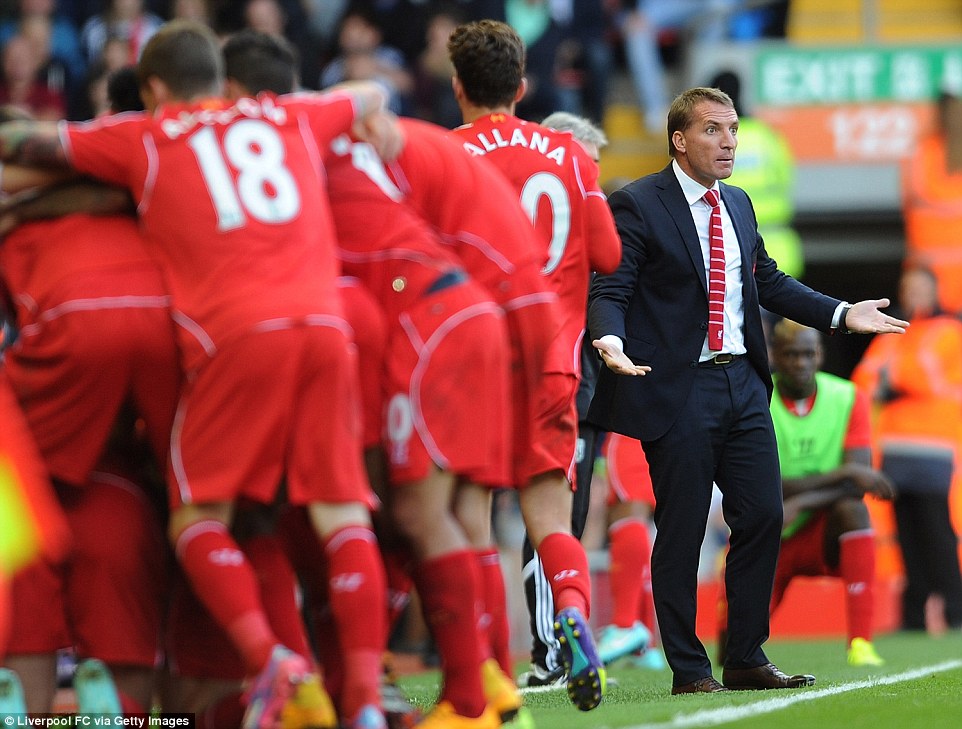 براندان راجرز|لیورپول 2 - 1 وست‌برومویچ / لیگ جزیره