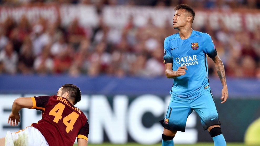 نیمار|رم 1 - 1 بارسلونا / لیگ قهرمانان