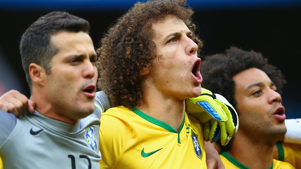 دیوید لوئیز - سزار - مارسلو|برزیل 4-1 کامرون /مرحله گروهی جام جهانی