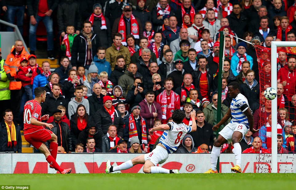 فیلیپه کوتینیو|لیورپول 2 - 1 کوئینز پارک رنجرز / لیگ جزیره