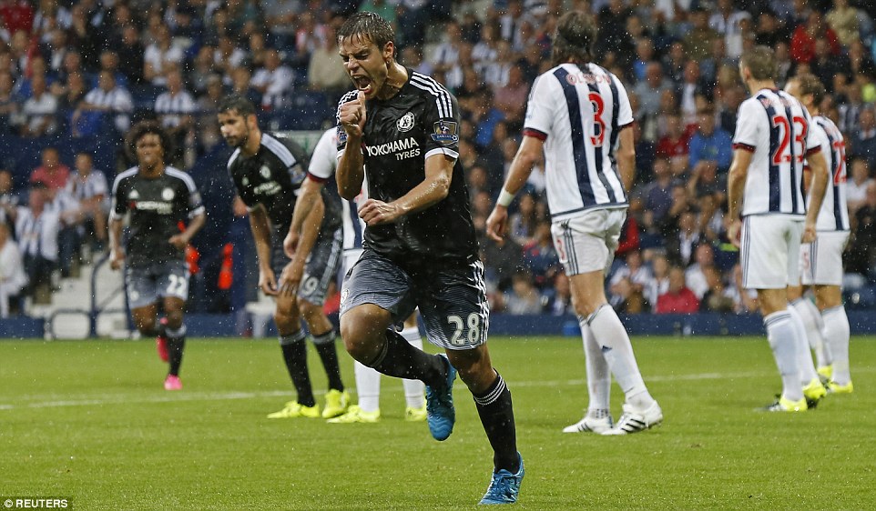 سزار آزپيليكوئتا|وست برومویچ 2 - 3 چلسی / لیگ جزیره