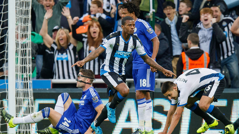 جورجینیو وینالدوم|نیوکاسل 2 - 2 چلسی / لیگ جزیره