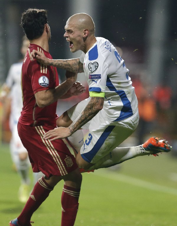 مارتین اسکرتل|اسلواکی 2-1 اسپانیا / مقدماتی یورو 2016