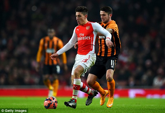 هکتور بلرین|آرسنال 2 - 0 هال سیتی / جام حذفی انگلستان