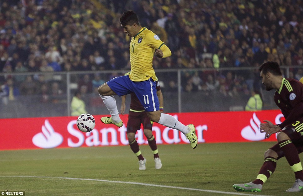 روبرتو فيرمينو|برزیل 2 - 1 ونزوئلا /  کوپا آمریکا 2015