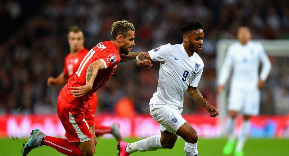 رحيم استرلینگ|انگلستان 2 - 0 سوئیس / مقدماتی یورو 2016