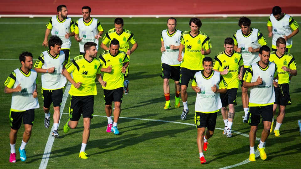 اسپانیا|تمرین تیم ملی اسپانیا