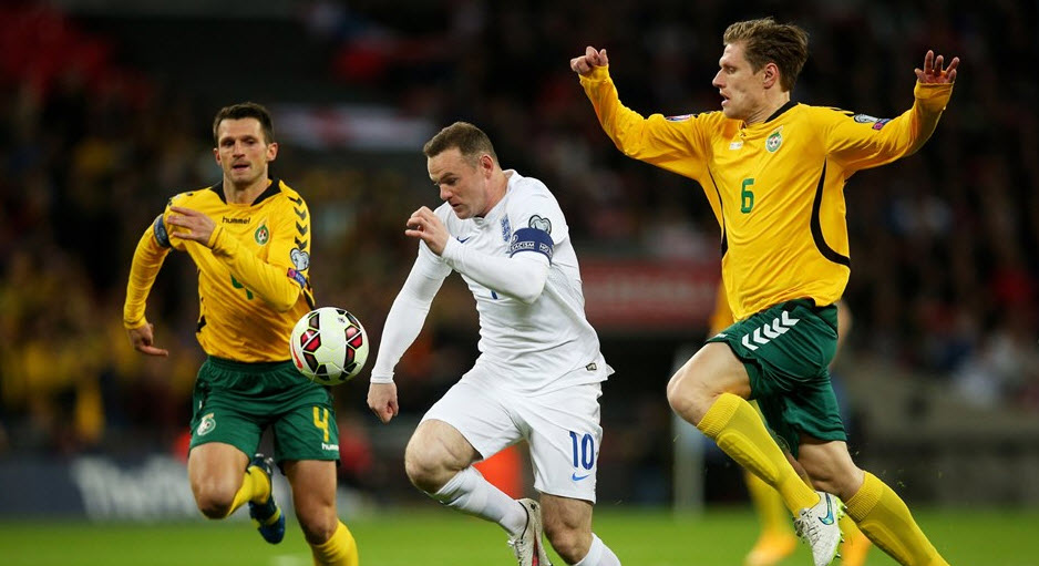 وین رونی|انگلستان 4 - 0 لیتوانی / مقدماتی یورو 2016