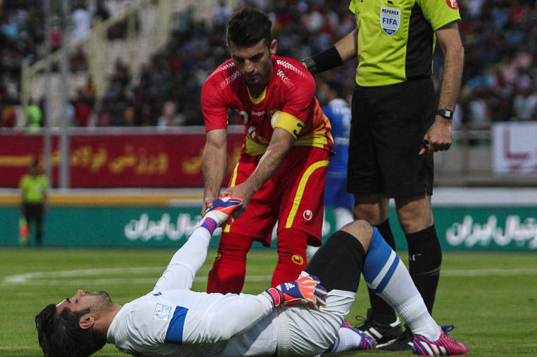 اسماعیل شریفات|فولاد خوزستان 2 - 1 استقلال تهران / لیگ برتر