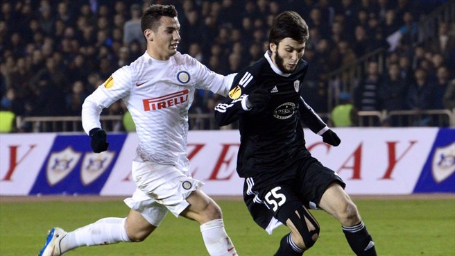 فِدِریکو بونازولی|قره باغ 0 - 0 اینترمیلان / لیگ اروپا