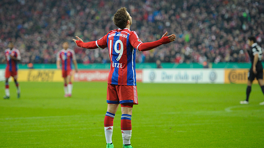 ماریو گوتزه|بایرن مونیخ 2 - 0 اینتراخت بران شوایگ / جام حذفی