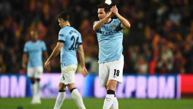 فرانک لمپارد|بارسلونا 1 - 0 منچستر سیتی / لیگ قهرمانان