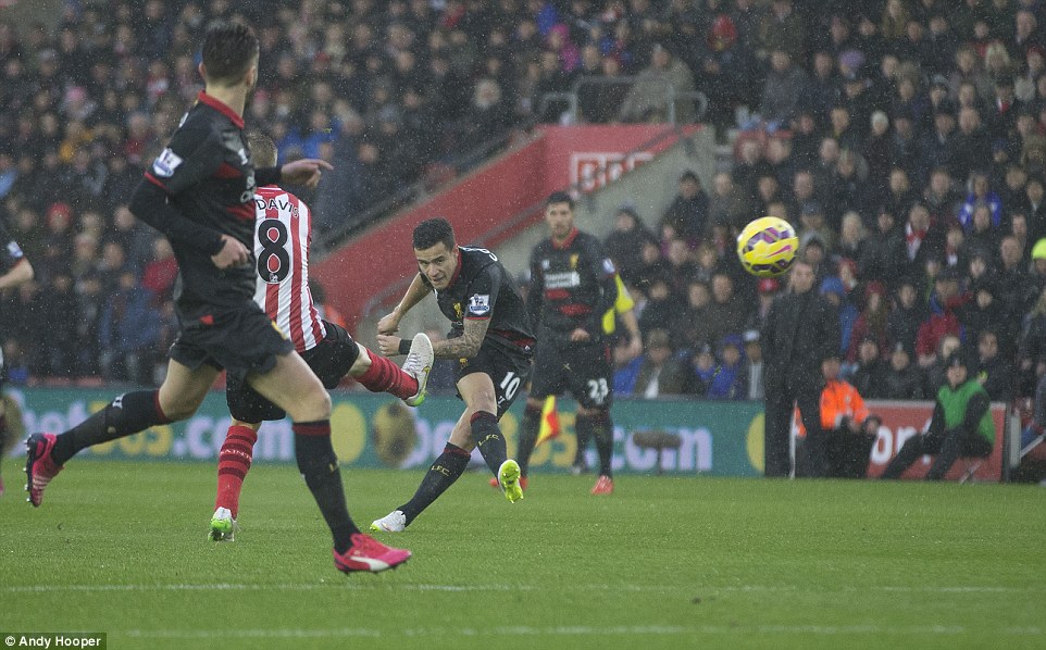 فیلیپه کوتینیو|ساوتهمپتون 0 - 2 لیورپول / لیگ جزیره