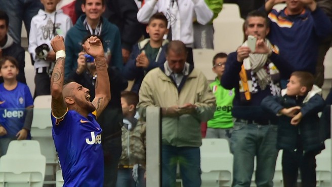 آرتور ویدال|یوونتوس 2 -  0 پالرمو / سری آ