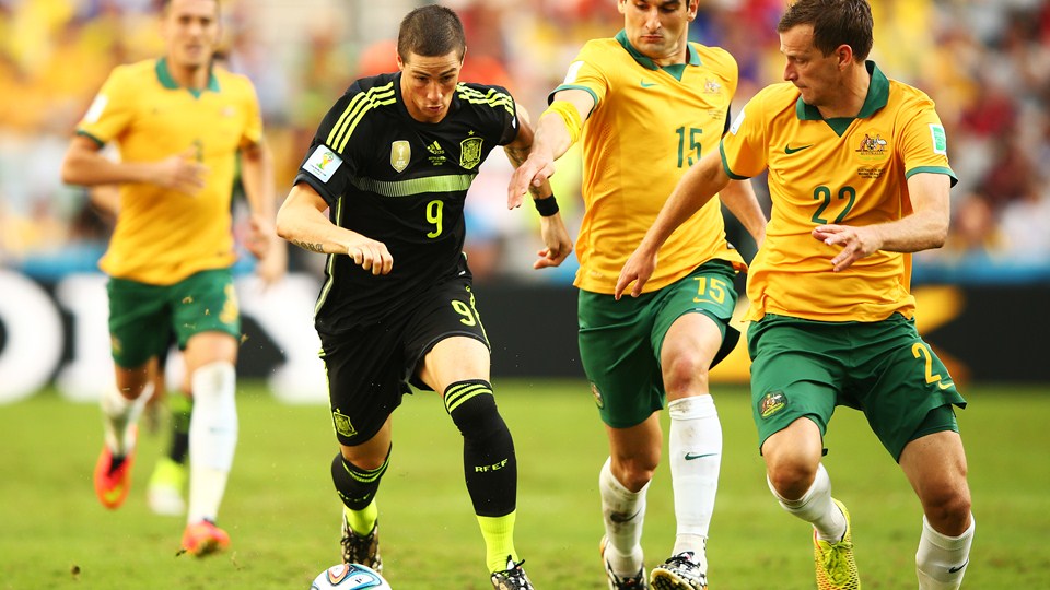 فرناندو خوزه تورس|استرالیا 0-3 اسپانیا / مرحله گروهی جام جهانی