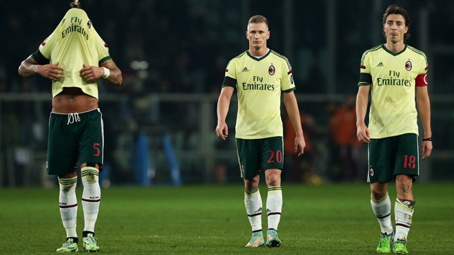 حسرت بازیکنان میلان|تورینو 1 - 1 میلان / سری آ