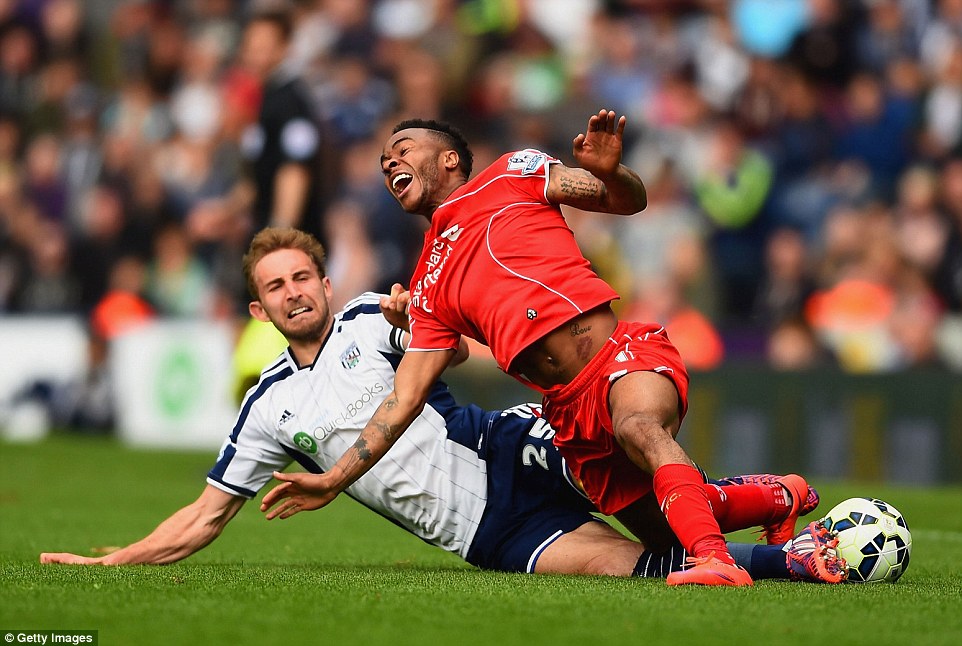 رحيم استرلینگ|وست برومویچ 0 - 0 لیورپول / لیگ جزیره