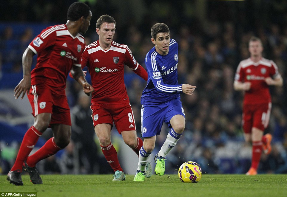 اوسکار|چلسی 2 - 0 وست برومویچ / لیگ جزیره