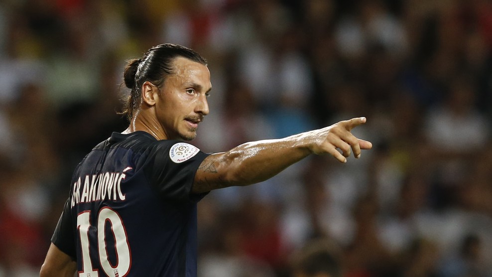 زلاتان ایبراهیموویچ|موناکو 0 - 3 پاریس سن ژرمن / لوشامپیونه