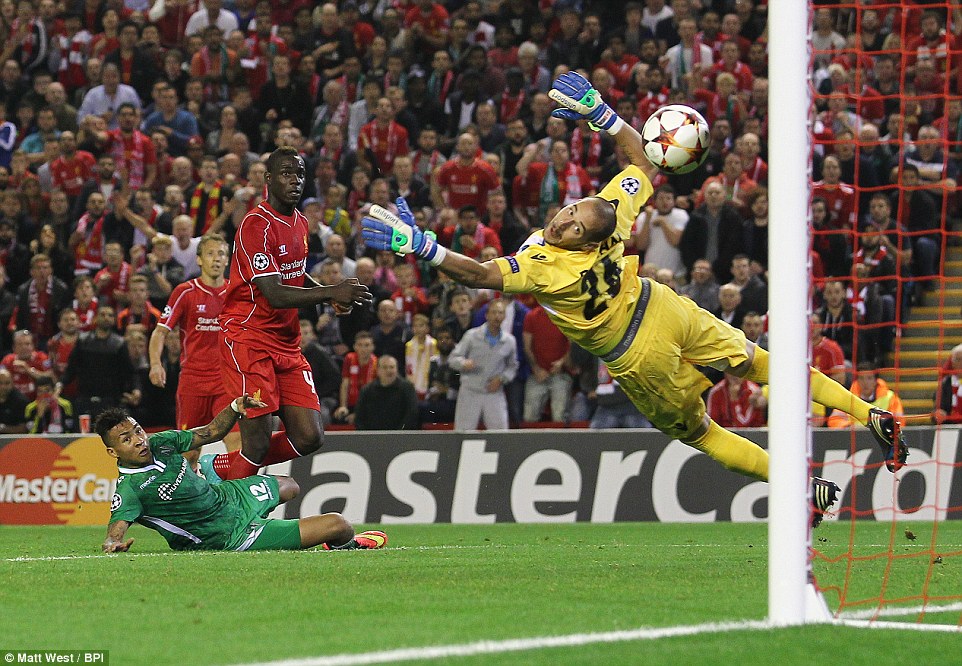 ماریو بالوتلی|لیورپول 2-1  لودوگورتس / لیگ قهرمانان