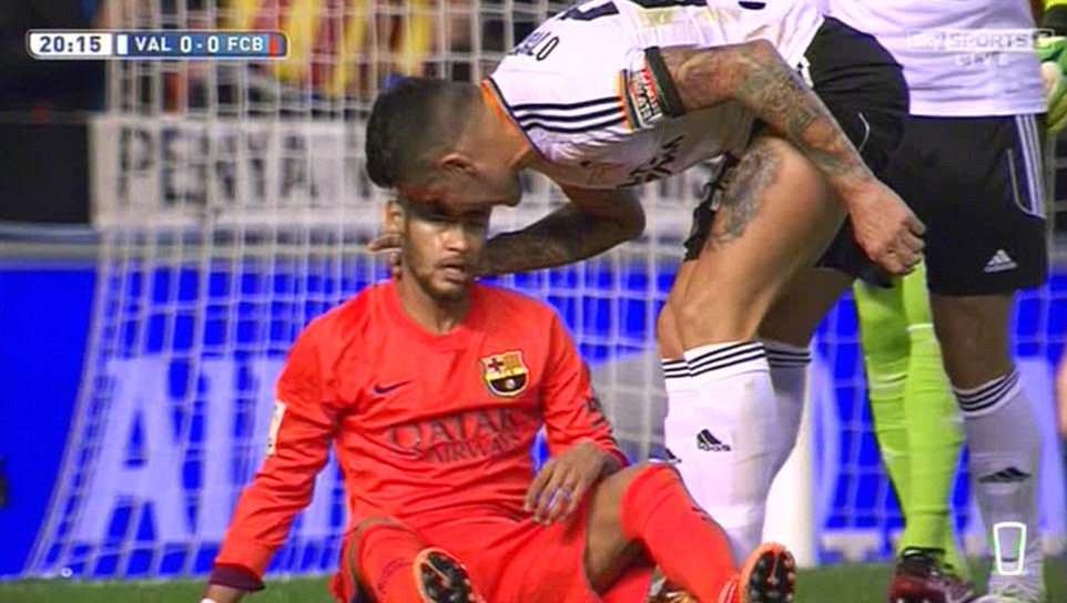 نیمار|والنسیا 0 - 1 بارسلونا / لالیگا