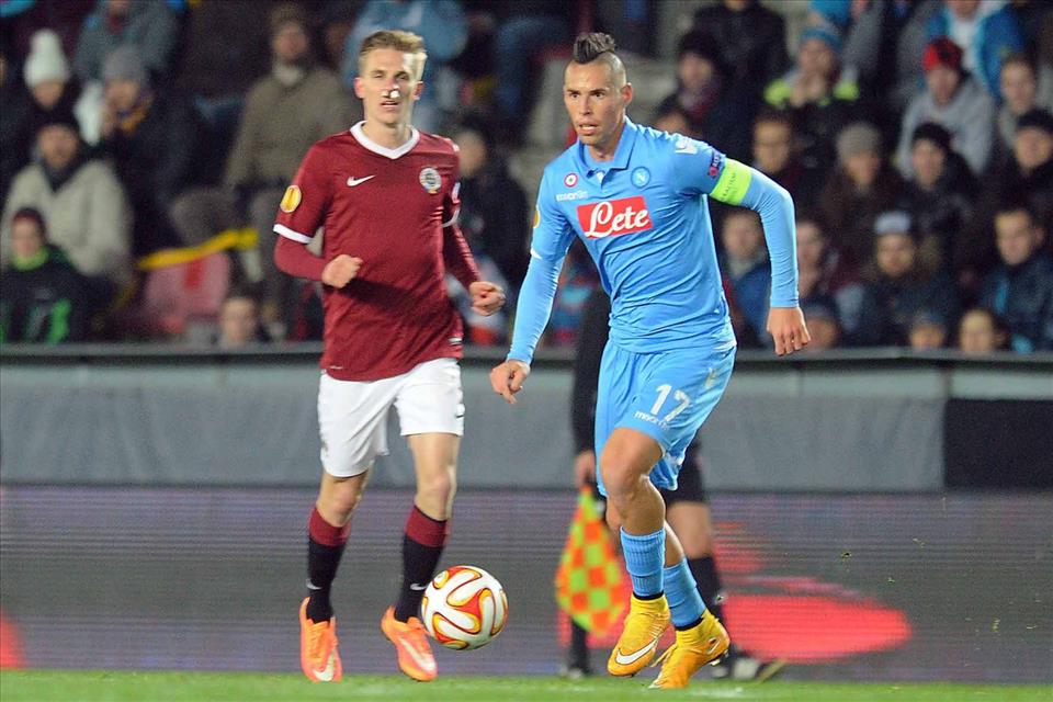 مارک همشیک|اسپارتا پراگ 0 - 0 ناپولی / لیگ اروپا