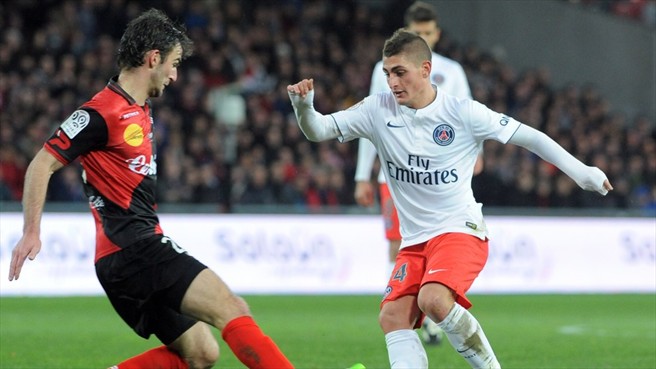 مارکو وراتی|گوینگام 1 - 0 پاریس سن ژرمن/ لوشامپیونه