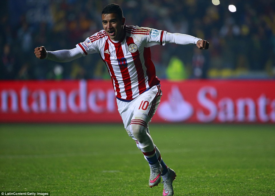 درلیس گونزالس|برزیل 1 (3) - (4) 1 پارابرزیل 1 (3) - (4) 1 پاراگوئه / کوپا آمریکا 2015 گوئه / کوپا آمریکا 2015