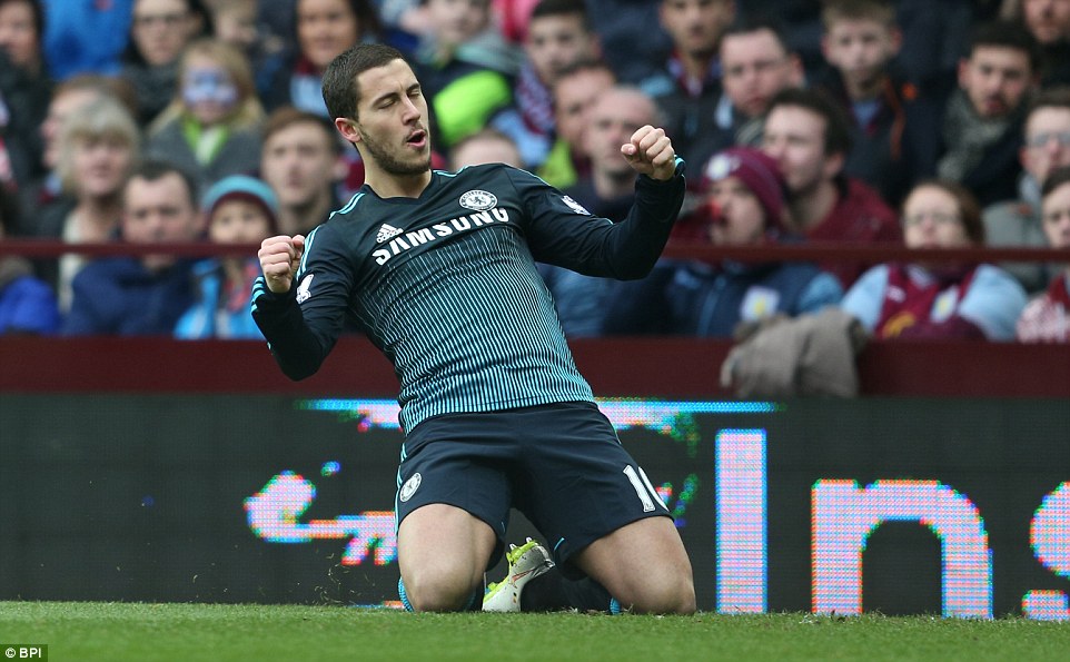 ادن هازرد|آستون ویلا 1 - 2 چلسی / لیگ جزیره