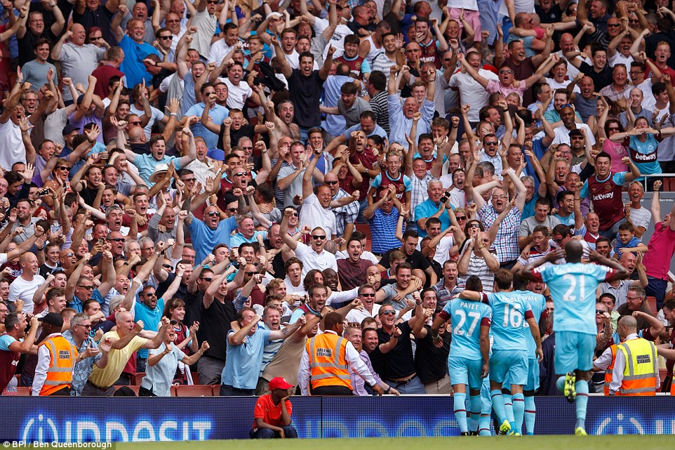 مائورو زاراته|آرسنال 0 - 2 وستهام / لیگ برتر انگلستان