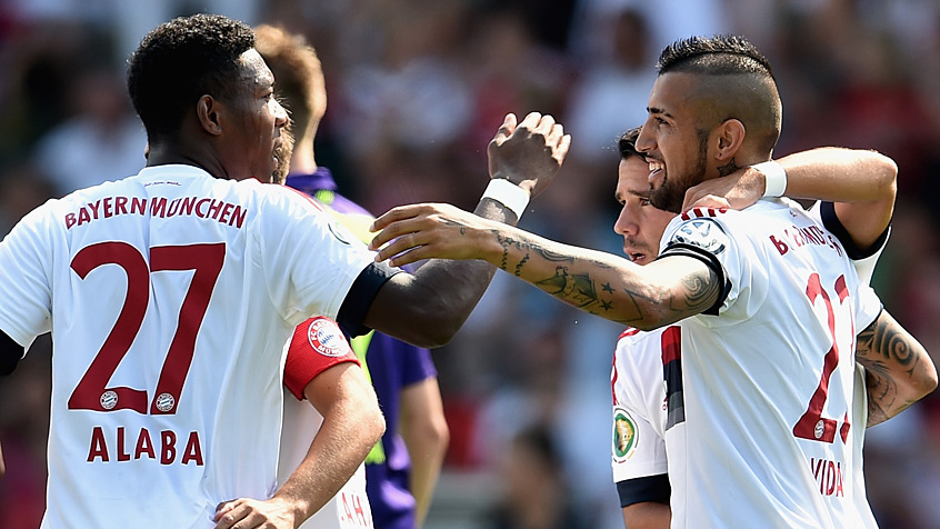 آرتور ویدال|ناتینگِن 1 - 3 بایرن مونیخ / جام حذفی آلمان