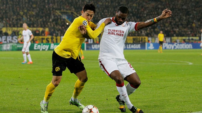 شينجی کاواگا|بوروسيا دورتموند 4 - 1 گالاتاسراي / لیگ قهرمانان