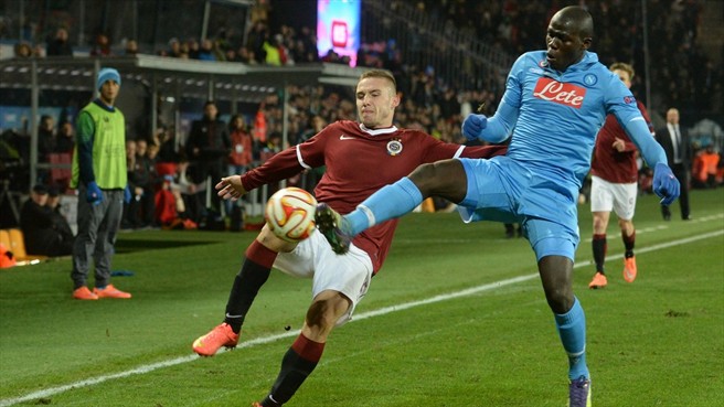 کالیدو کولیبای|اسپارتا پراگ 0 - 0 ناپولی / لیگ اروپا