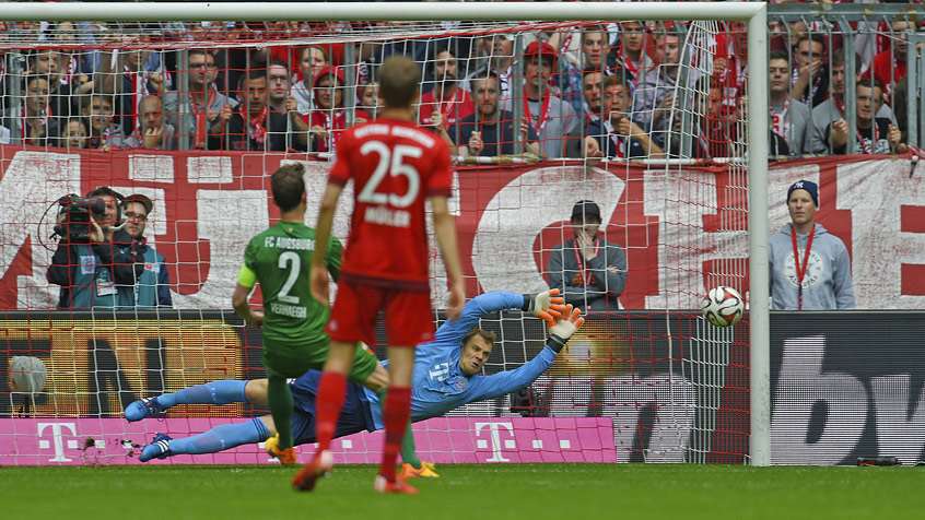 مانوئل نویر|بایرن مونیخ 0 - 1 اوگزبورگ / بوندسلیگا