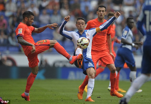 دانیل آلوز|اسپانیول 0 - 2 بارسلونا / لالیگا