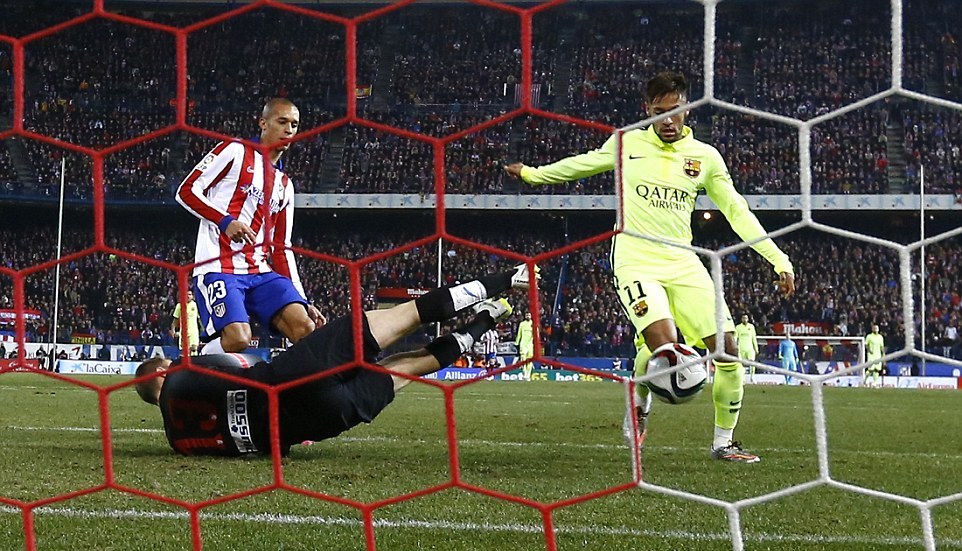 نیمار|اتلتیکو مادرید 2 - 3 بارسلونا / جام حذفی اسپانیا