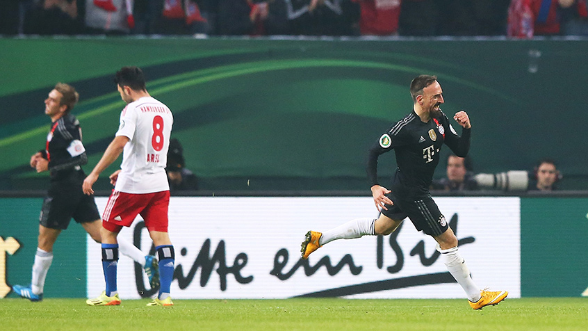 فرانک ريبری|هامبورگ 1 - 3 بایرن مونیخ / جام حذفی