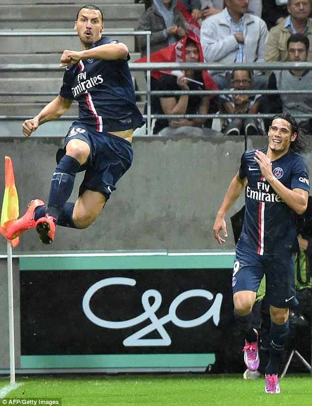 زلاتان ایبراهیموویچ|پاریس سن ژرمن 2-2 رنس / لوشامپيونه