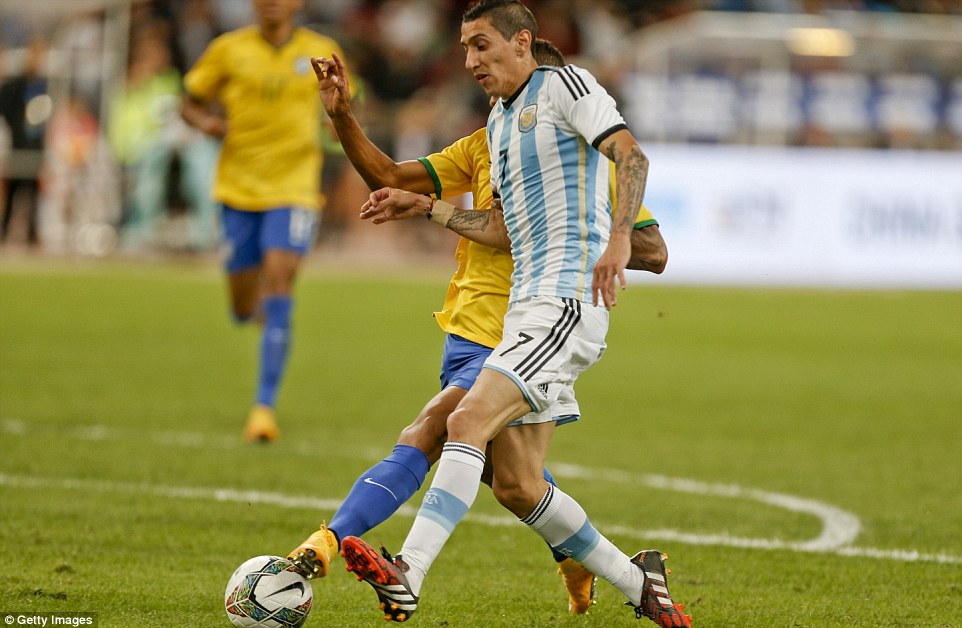 آنخل دی ماریا|برزیل 2 - 0 آرژانتین / دیدار دوستانه