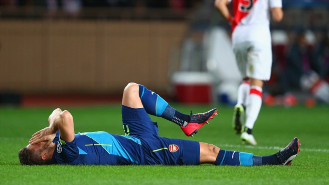 اليوير ژیرود|موناکو 0 - 2 آرسنال / لیگ قهرمانان