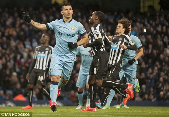 سرخیو آگرو|منچستر سیتی 5 - 0 نیوکاسل / لیگ جزیره