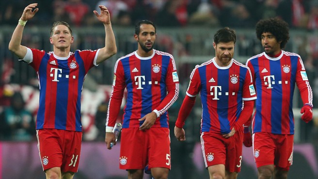 عکس العمل بازیکنان بایرن|بایرن مونیخ 1 - 1 شالکه / بوندسلیگا