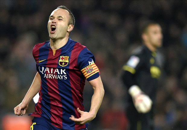 آندرس اینیستا|بارسلونا 3 - 1 ویارئال / جام حذفی